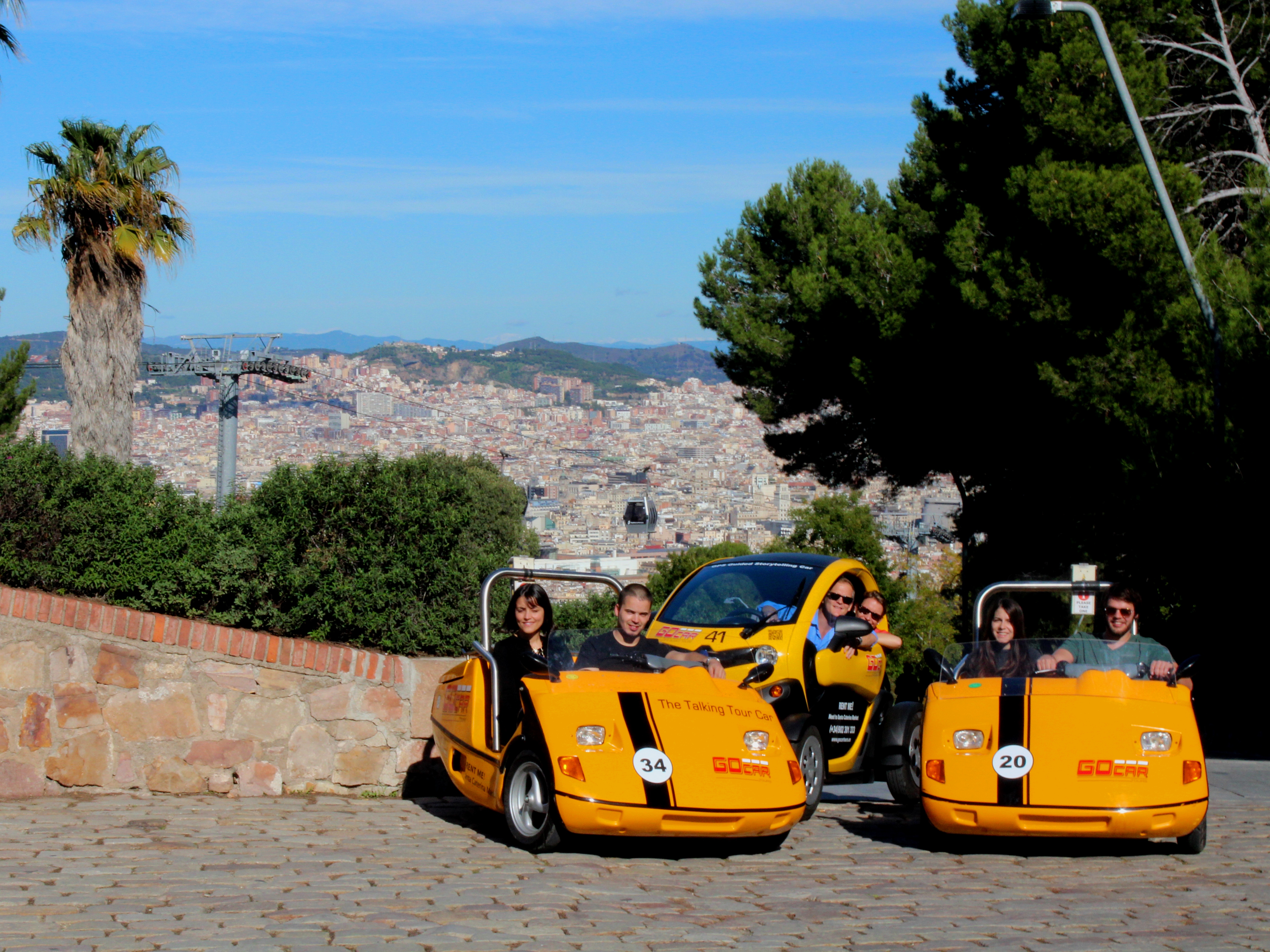 GoCar Barcelona on Montjuic